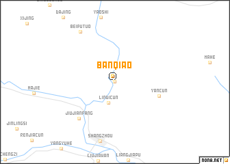 map of Banqiao