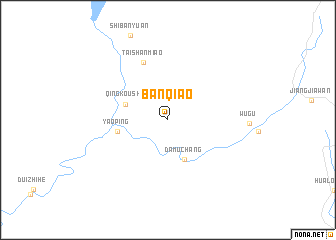 map of Banqiao