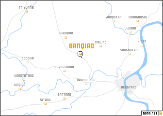 map of Banqiao