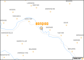 map of Banqiao