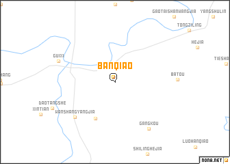 map of Banqiao