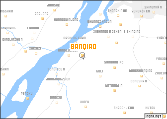 map of Banqiao