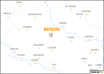 map of Banqiao