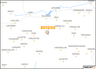 map of Banqiao