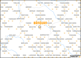 map of Bản Quản