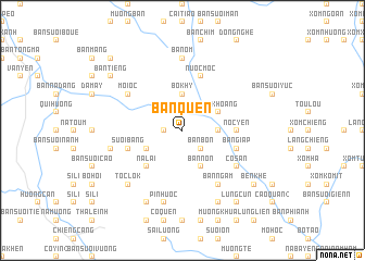 map of Bản Quen