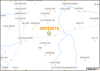 map of Banquete