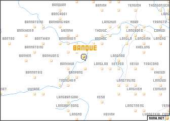 map of Bản Qué