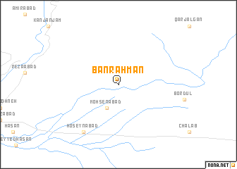 map of Bān Raḩmān