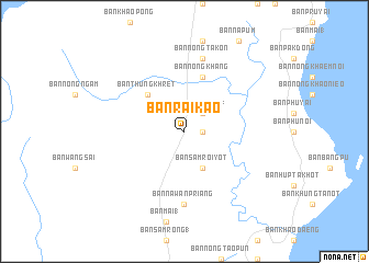 map of Ban Rai Kao