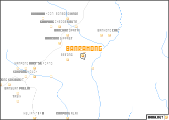 map of Ban Ra Mong