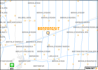 map of Ban Rangsit