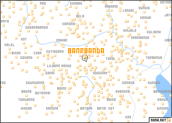 map of Banr Bānda