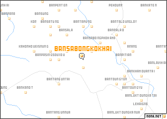 map of Ban Sabong-Kôk-Hai