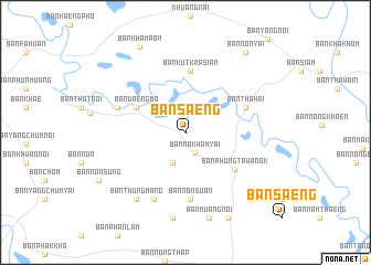 map of Ban Saeng