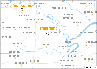 map of Ban Saeng