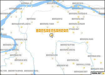 map of Ban Saen Samran