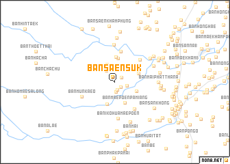 map of Ban Saen Suk