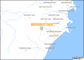 map of Ban Saen Tawa