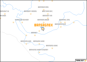 map of Ban Sagnèk