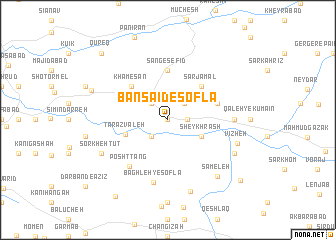 map of Bānsa‘īd-e Soflá