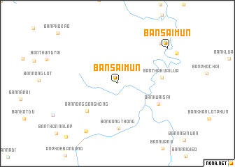 map of Ban Sai Mun