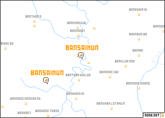 map of Ban Sai Mun