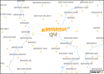 map of Ban Sai Mun