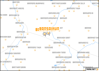 map of Ban Sai Mun