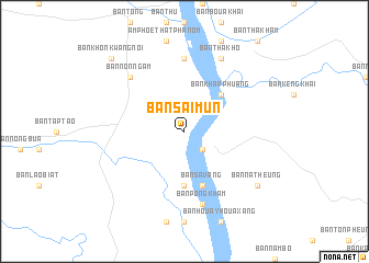 map of Ban Sai Mun