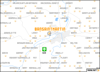 map of Ban-Saint-Martin