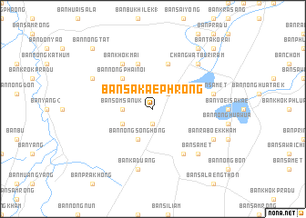 map of Ban Sakae Phrong