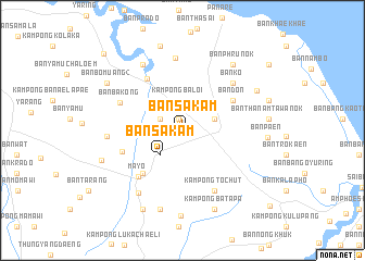 map of Ban Sakam