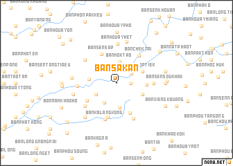 map of Ban Sakan
