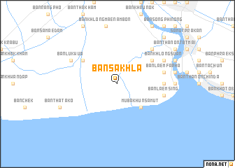 map of Ban Sakhla