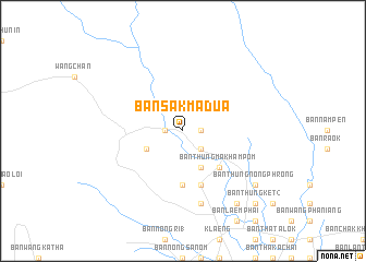 map of Ban Sak Madua