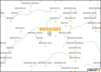 map of Ban Sakoen