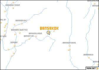 map of Ban Sakôk