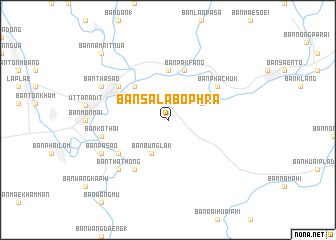 map of Ban Sala Bo Phra