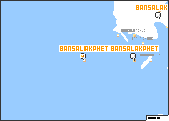 map of Ban Salak Phet