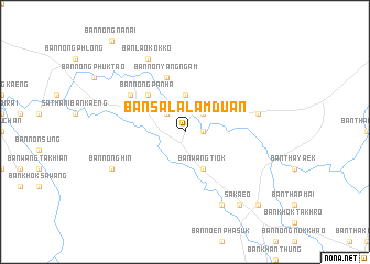 map of Ban Sala Lamduan