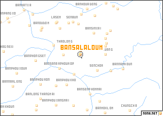 map of Ban Sala-Loum
