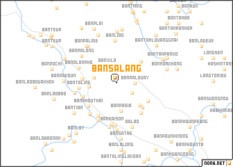 map of Ban Salang