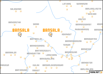 map of Ban Sala