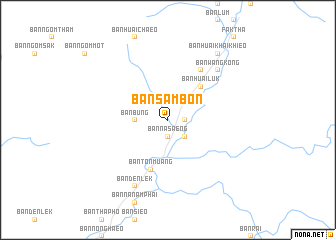 map of Ban Sam Bon
