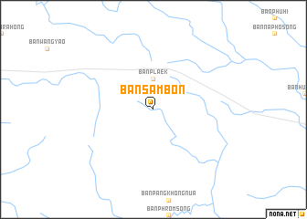 map of Ban Sam Bon