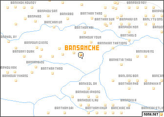 map of Ban Samchè