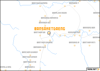 map of Ban Samet Daeng