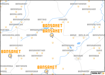 map of Ban Samet