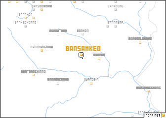 map of Ban Samkèo